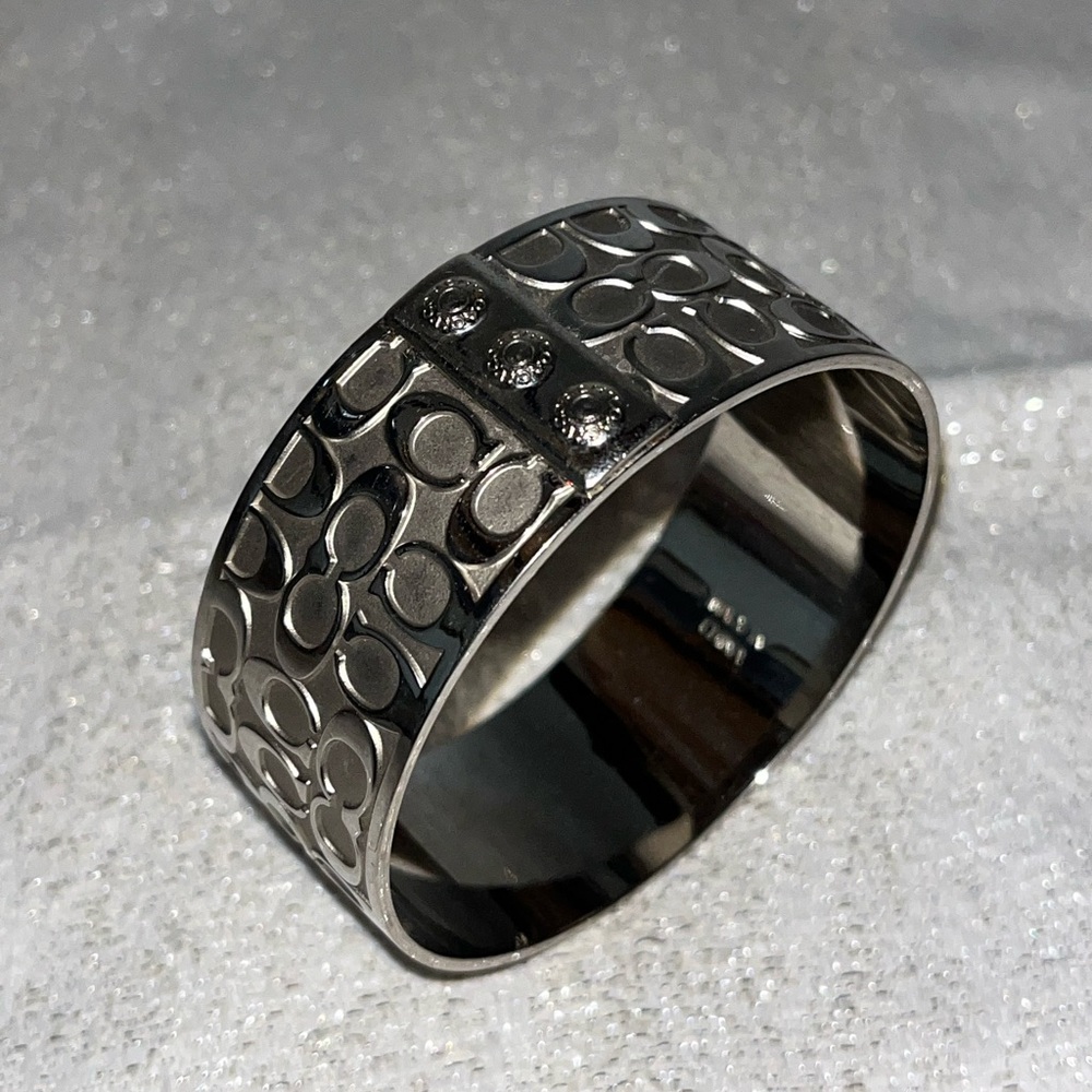Women's Coach silver bracelet